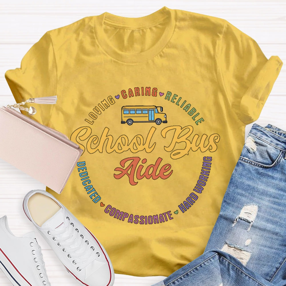 School Bus Aide  Gift T-shirt