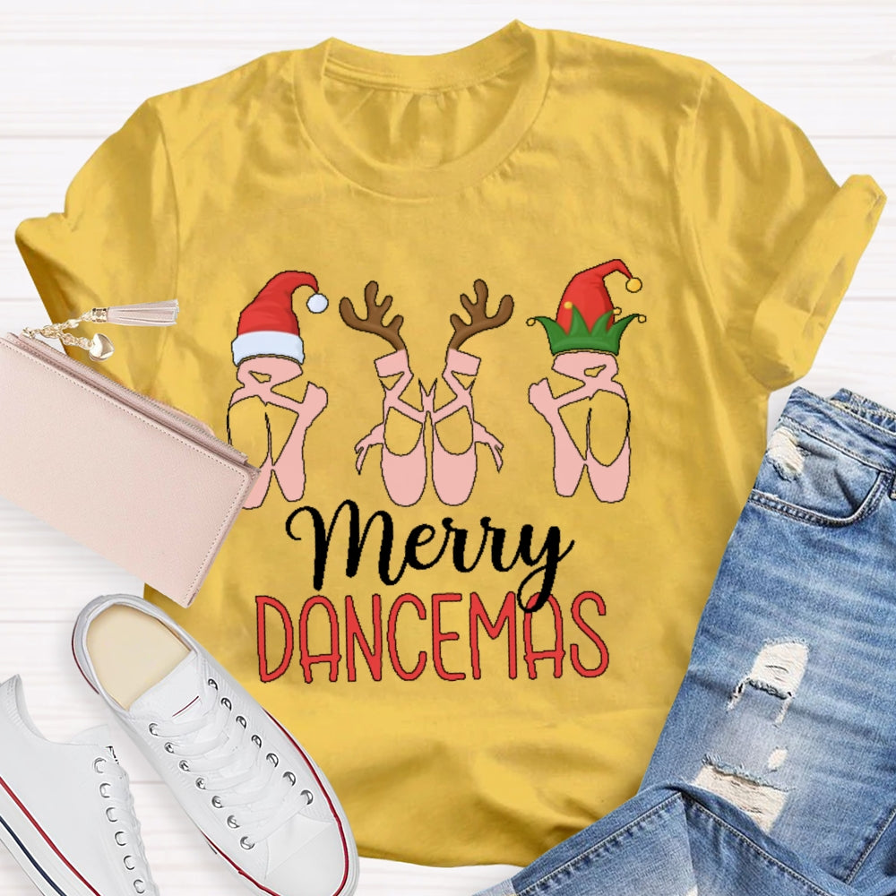 Merry Dancemas Ballerina Ballet Dancer T-shirt