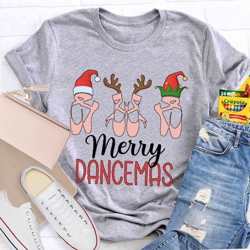 Merry Dancemas Ballerina Ballet Dancer T-shirt