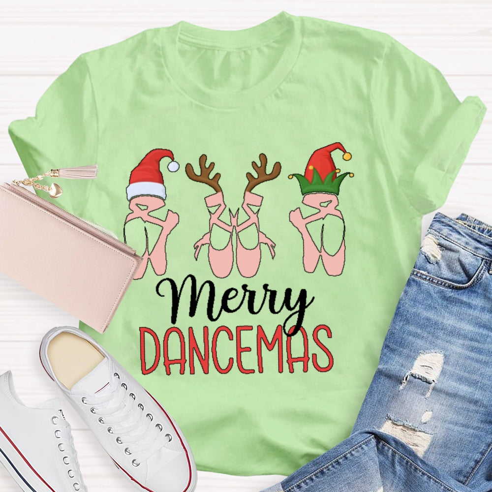 Merry Dancemas Ballerina Ballet Dancer T-shirt