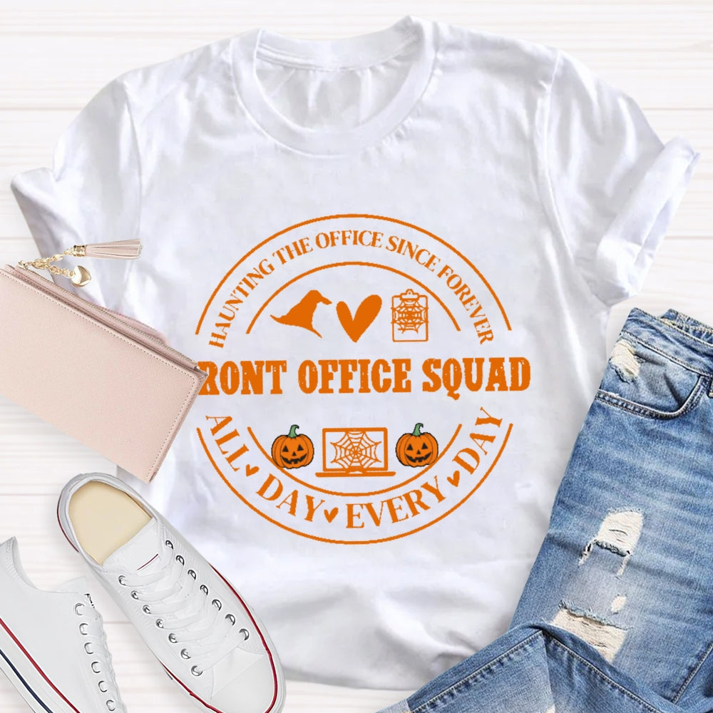 Front Office Squad Halloween T-shirt