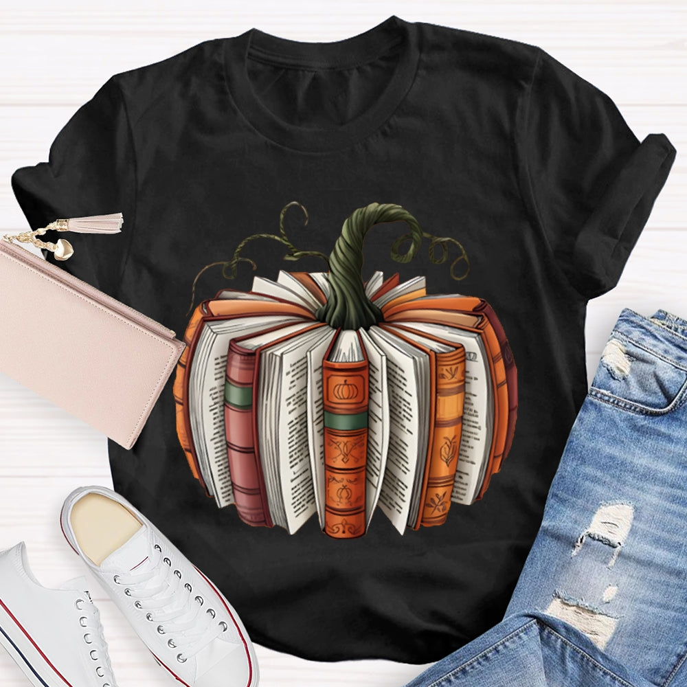Pumpkin Books Halloween T-shirt