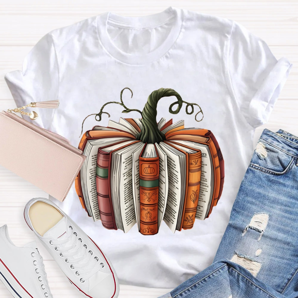 Pumpkin Books Halloween T-shirt