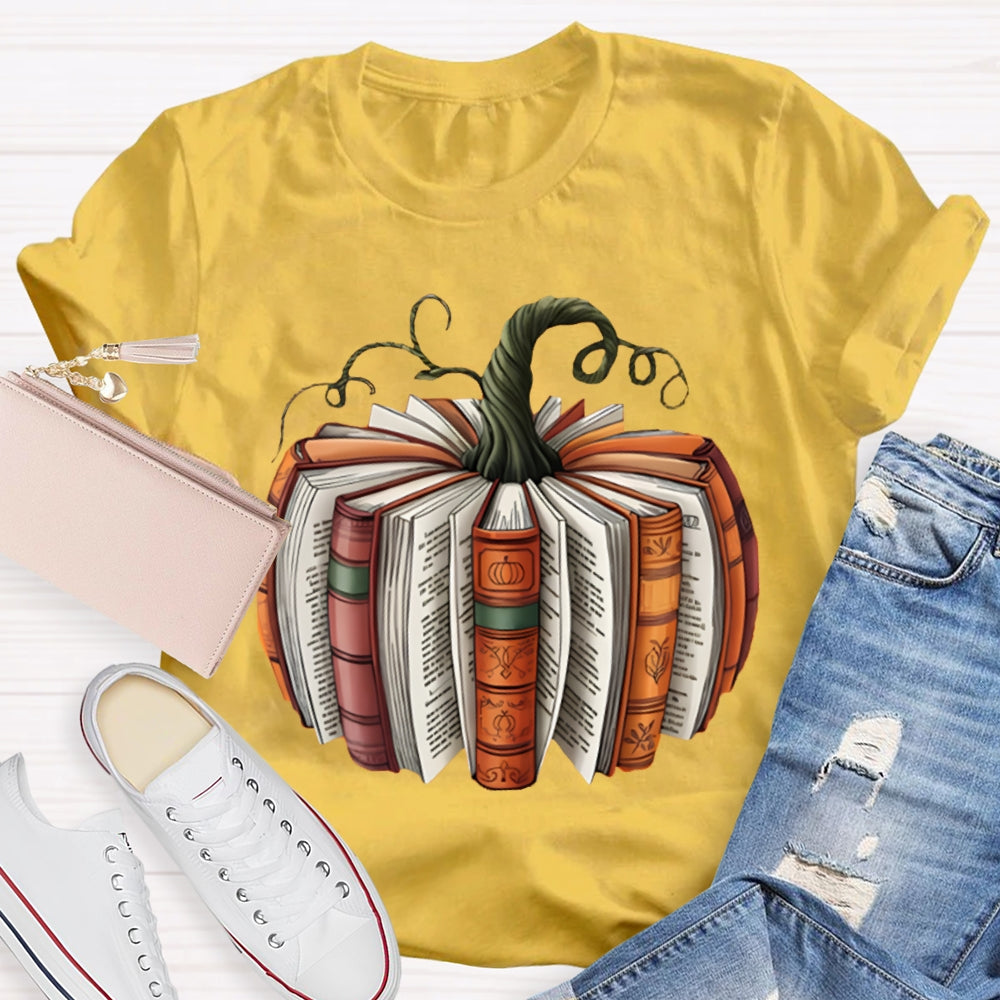 Pumpkin Books Halloween T-shirt