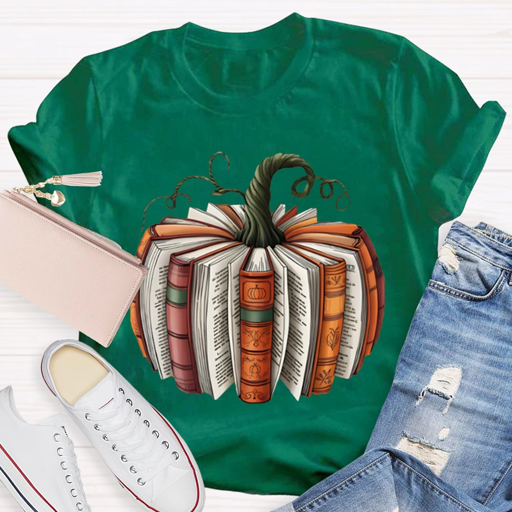 Pumpkin Books Halloween T-shirt