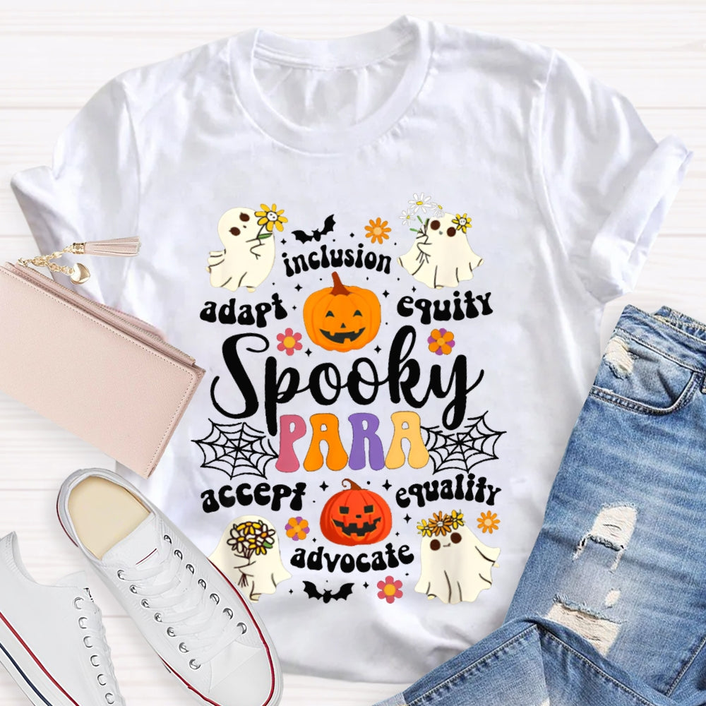 Spooky Para Accept Equality Advocate T-shirt