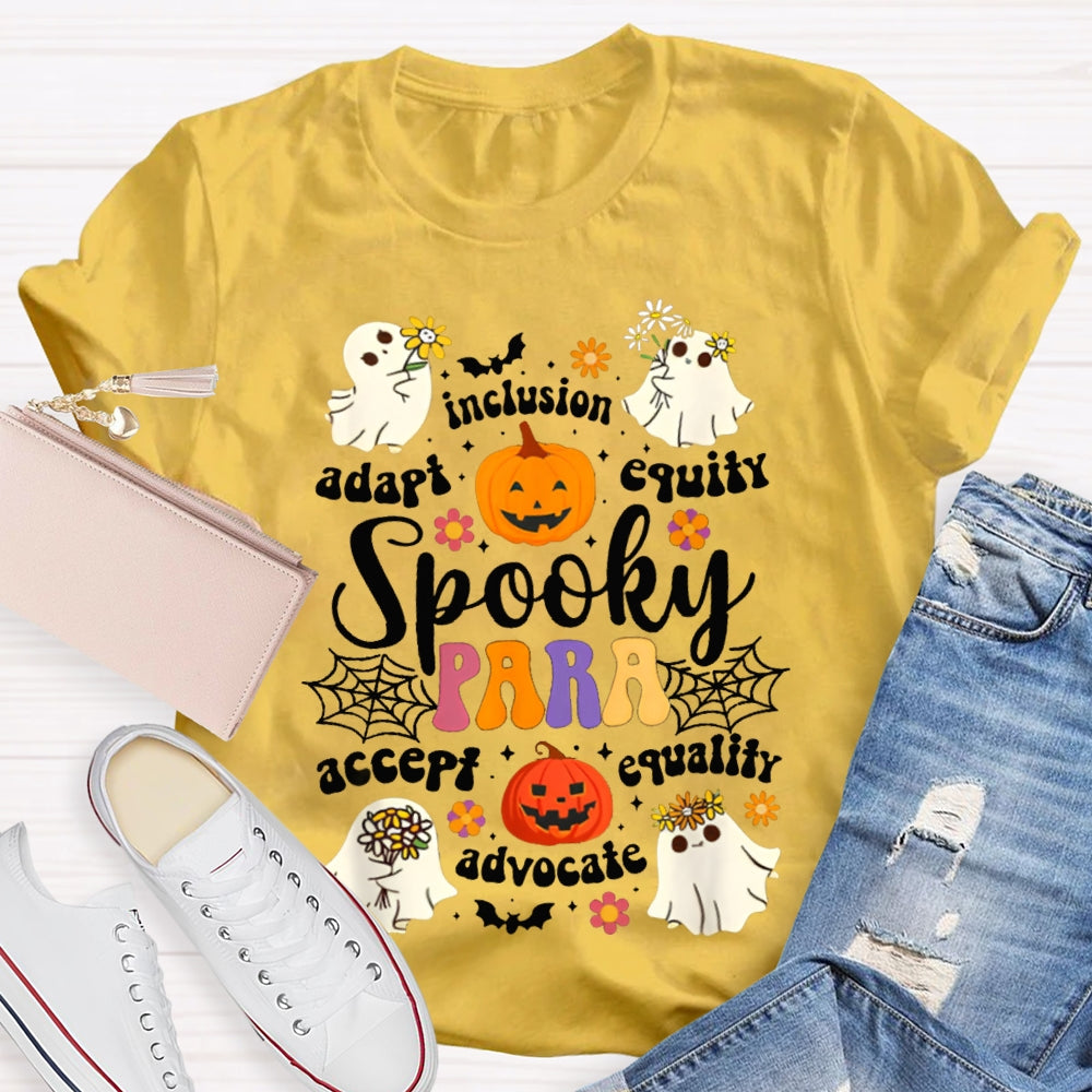 Spooky Para Accept Equality Advocate T-shirt