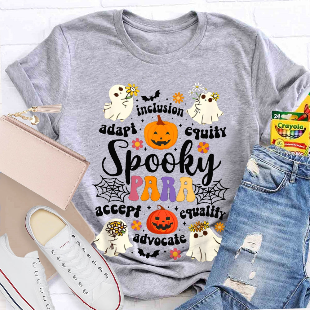 Spooky Para Accept Equality Advocate T-shirt