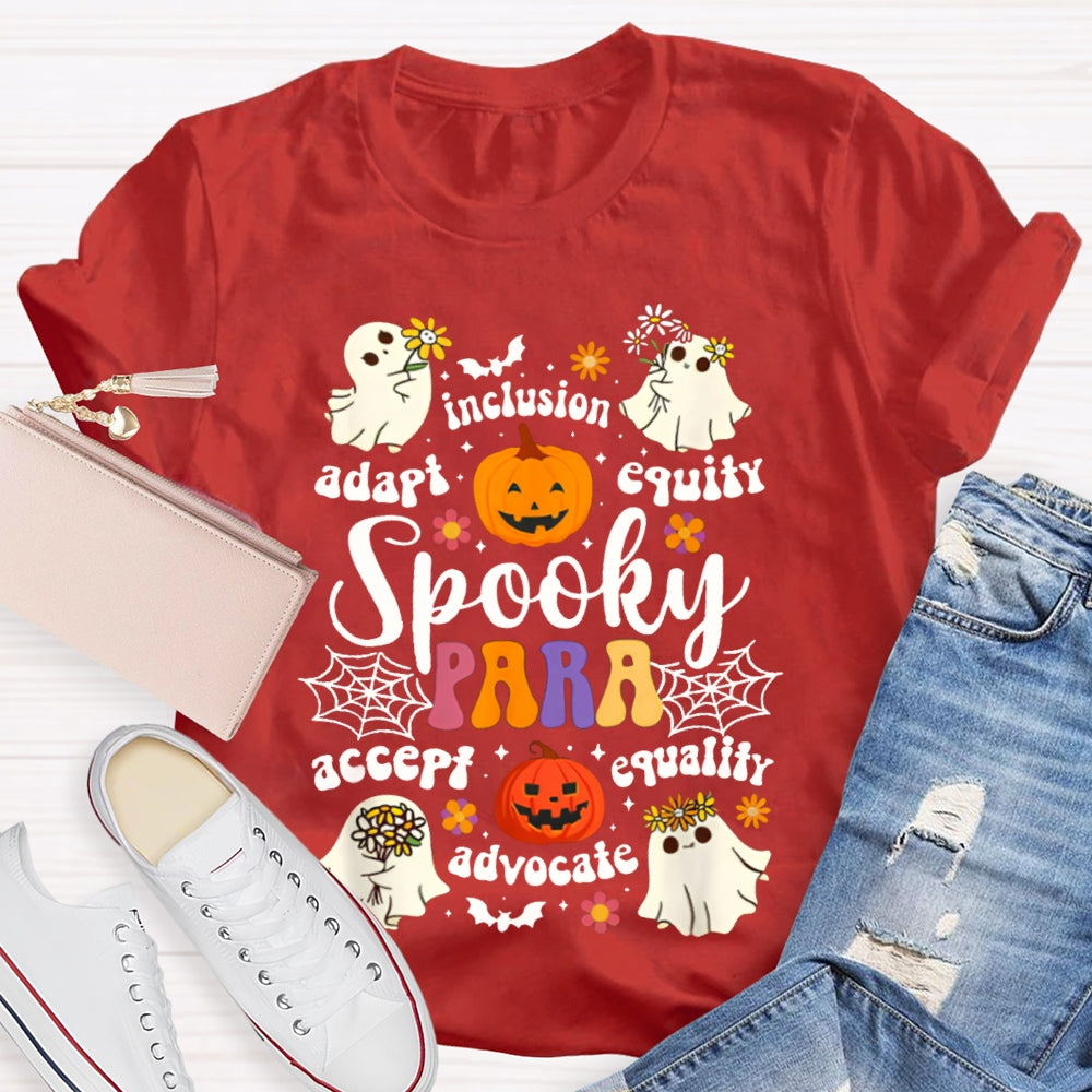 Spooky Para Accept Equality Advocate T-shirt