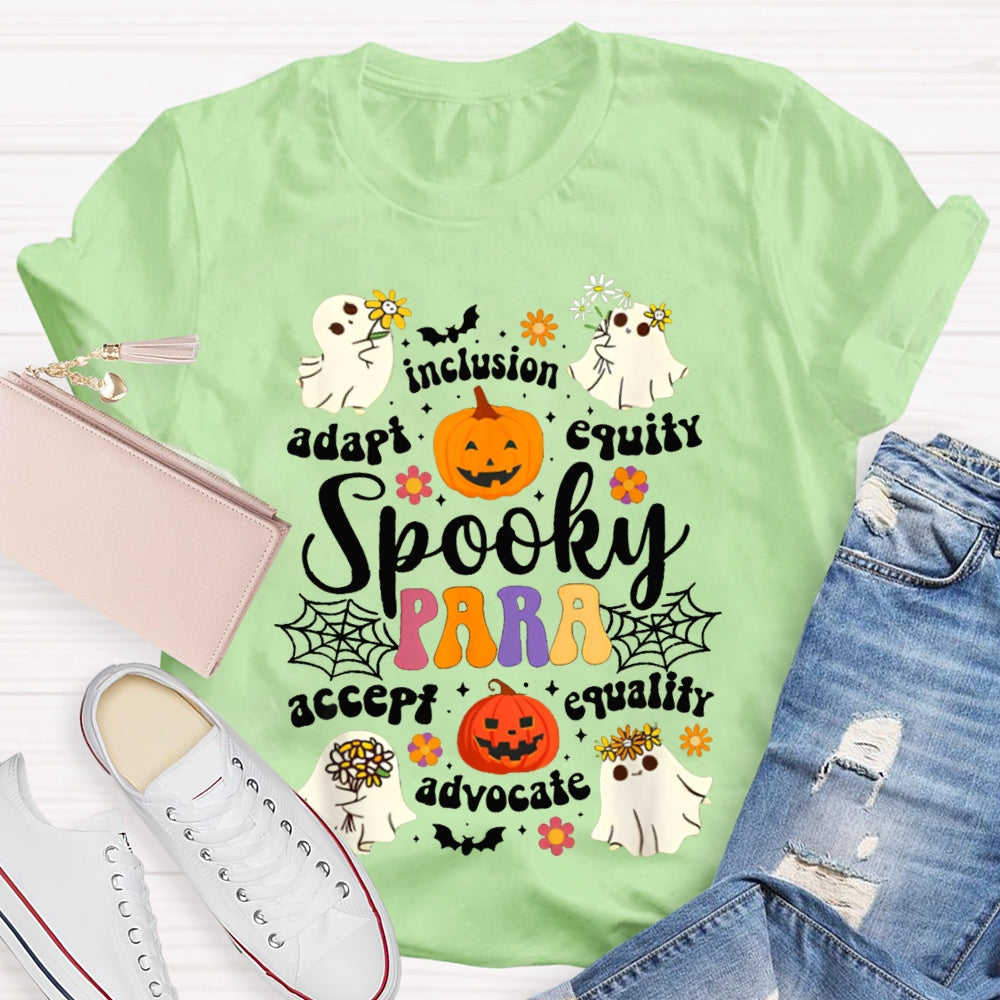 Spooky Para Accept Equality Advocate T-shirt
