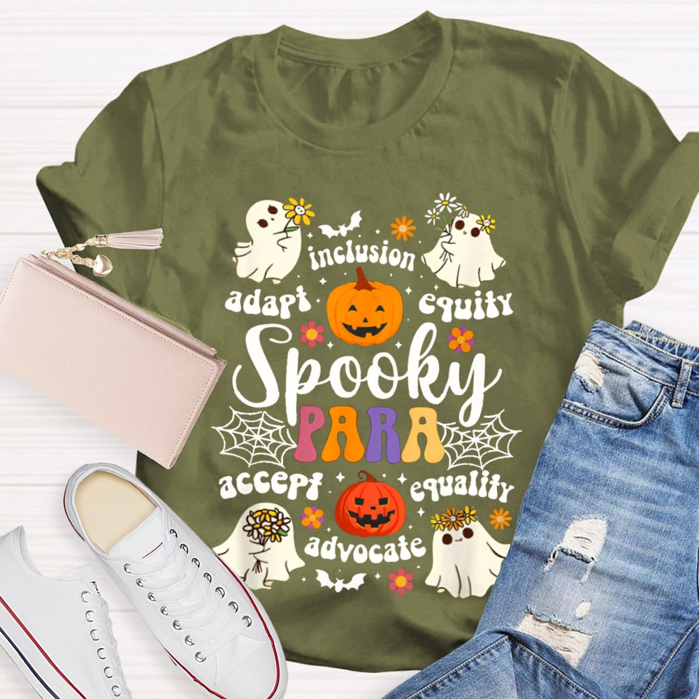 Spooky Para Accept Equality Advocate T-shirt