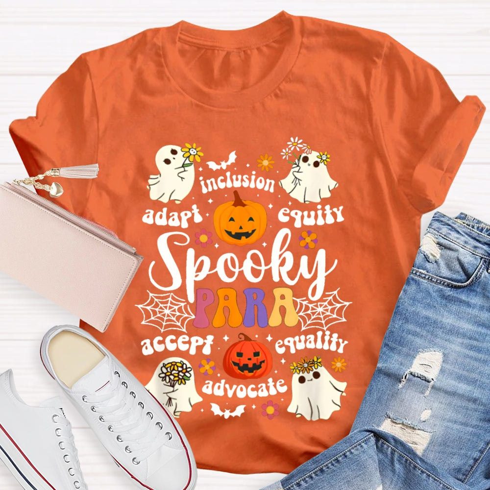 Spooky Para Accept Equality Advocate T-shirt