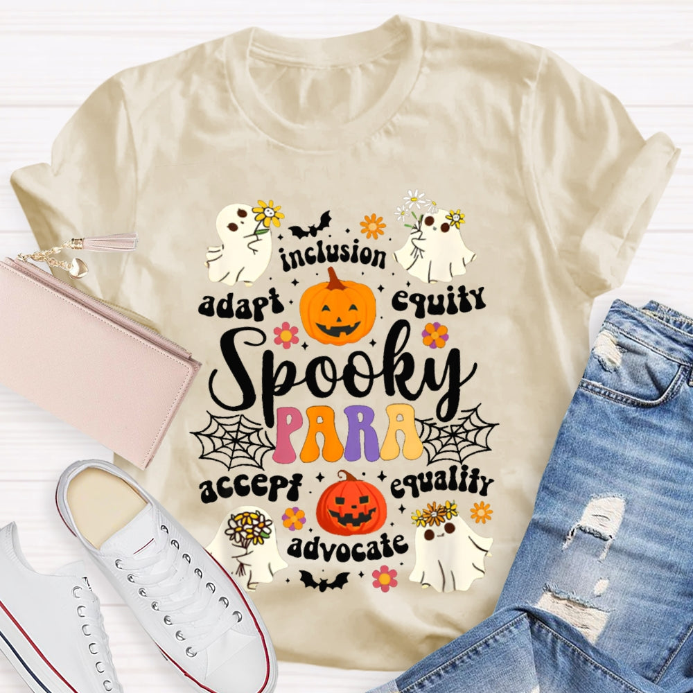 Spooky Para Accept Equality Advocate T-shirt