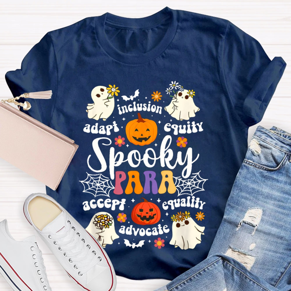 Spooky Para Accept Equality Advocate T-shirt