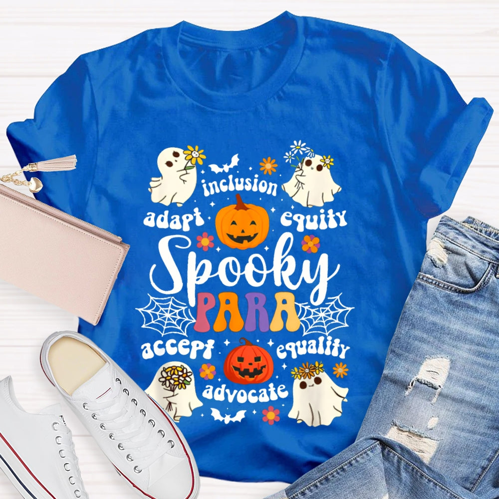 Spooky Para Accept Equality Advocate T-shirt