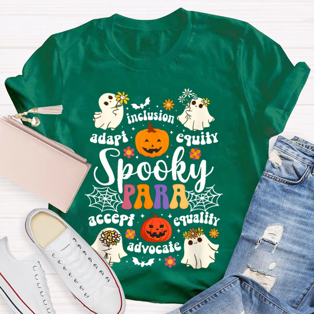 Spooky Para Accept Equality Advocate T-shirt