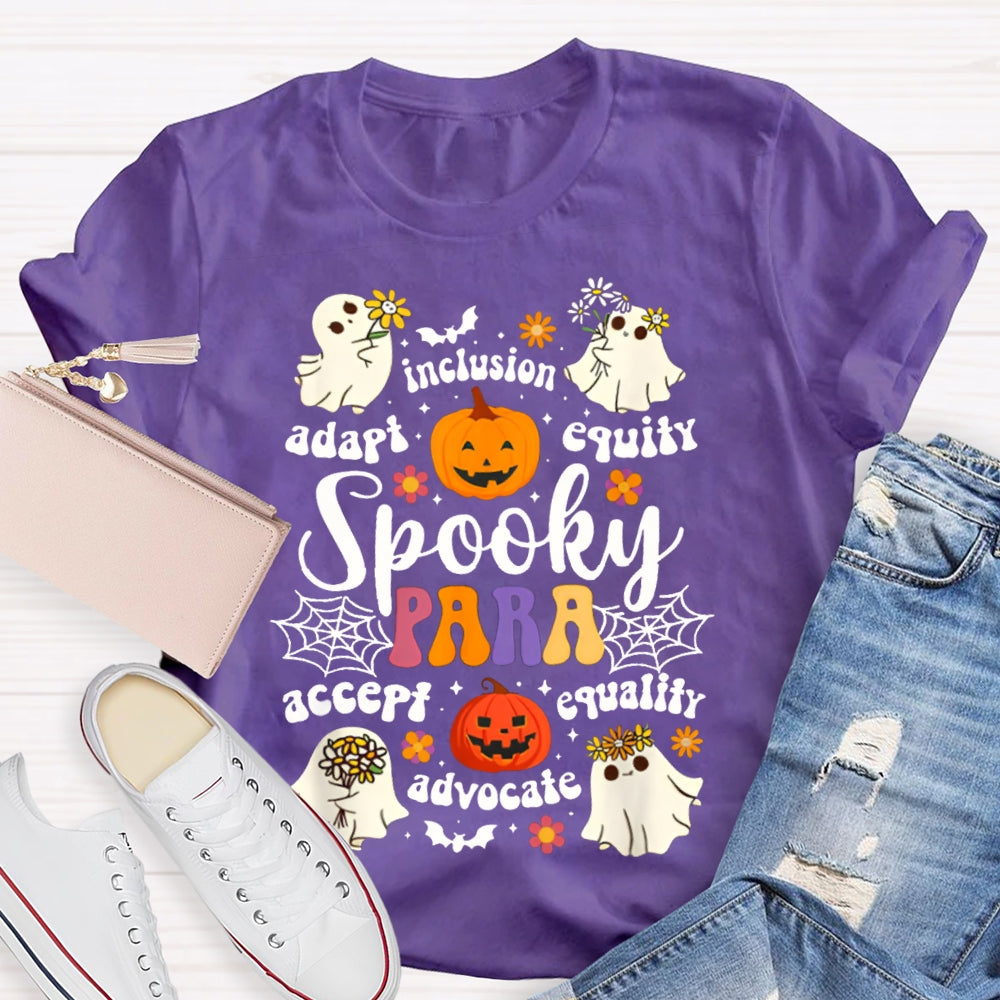 Spooky Para Accept Equality Advocate T-shirt