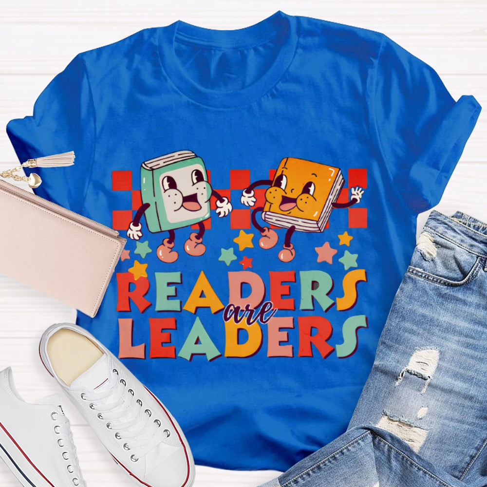 Readers Are Leaders Color Fonts T-shirt