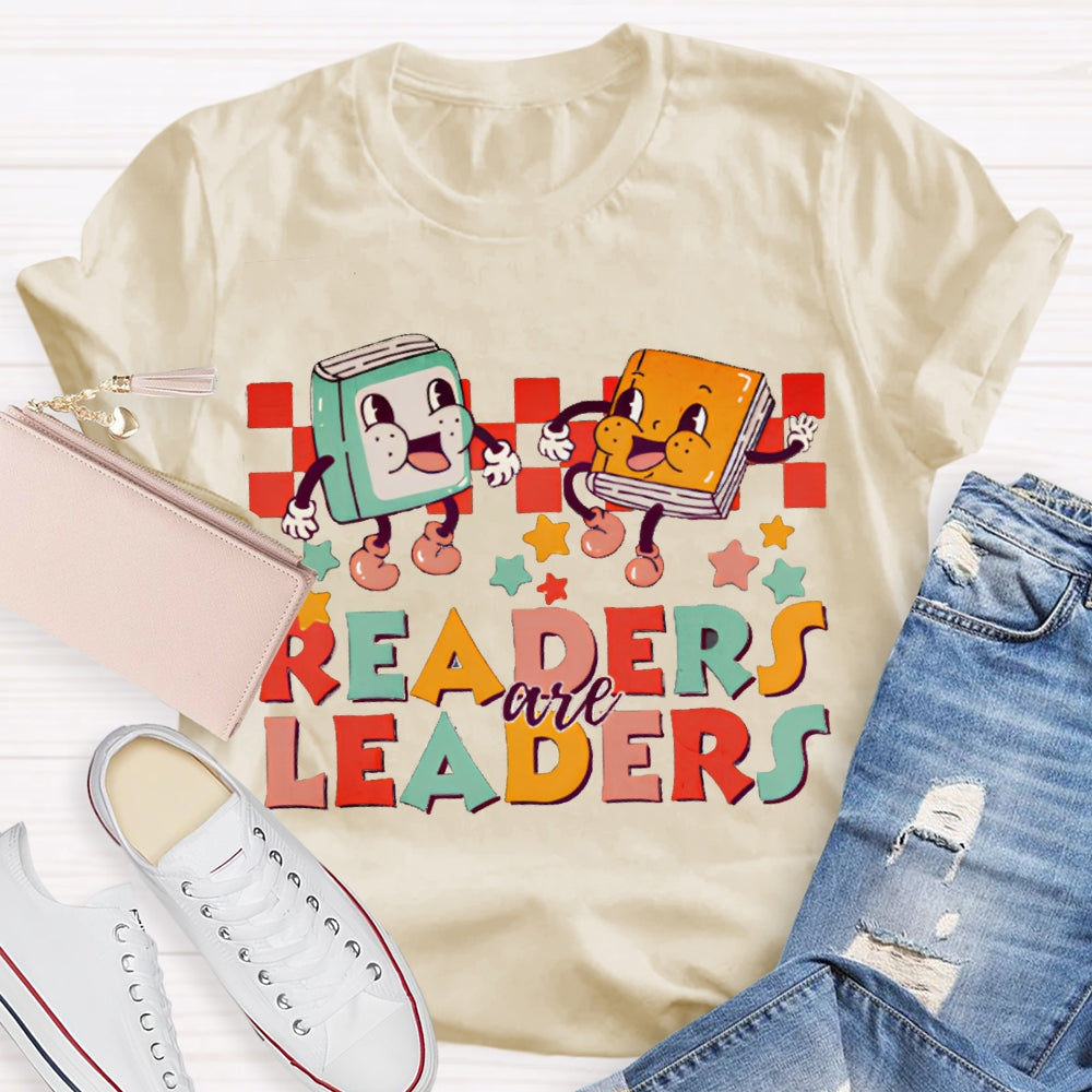 Readers Are Leaders Color Fonts T-shirt
