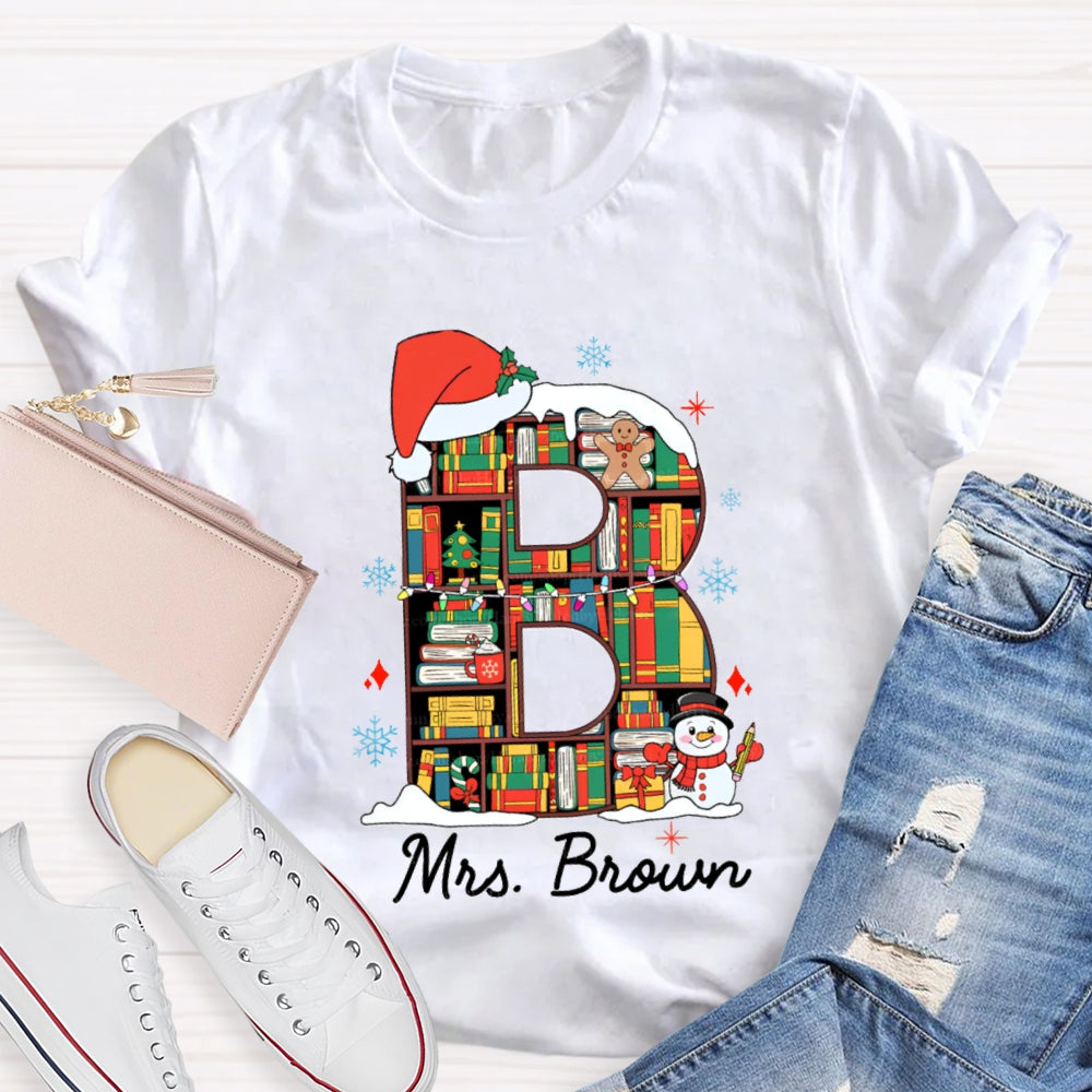 Personalized Name Christmas Atmosphere T-Shirt