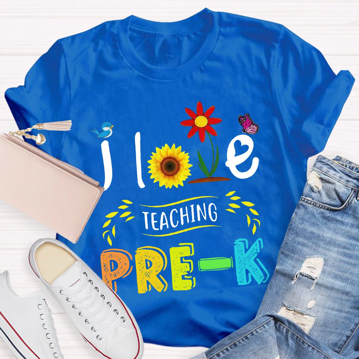 Personalized I Love Teaching Teacher Shirt