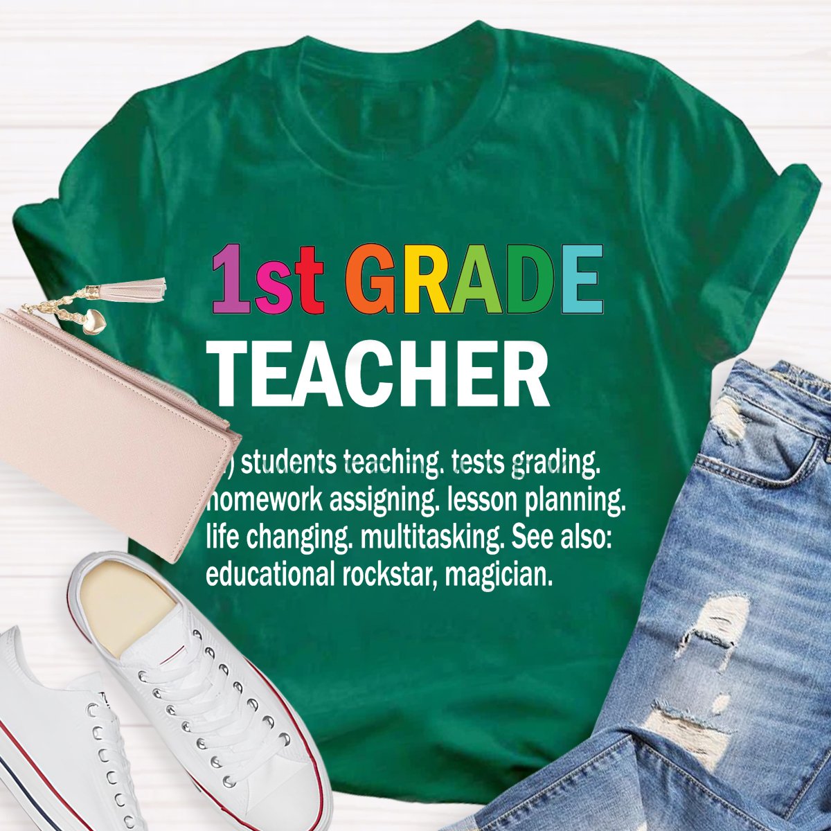 Personalized Grade Teachers Defination T-Shirt