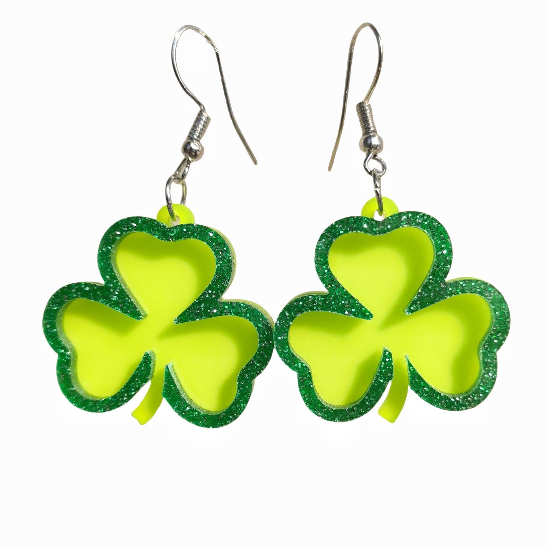 Clover Saint Patrick'S Day Clover Earrings