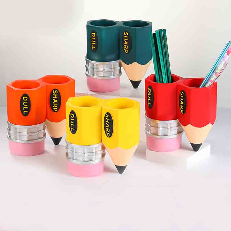 Creative Pencil Resin Pen Holder