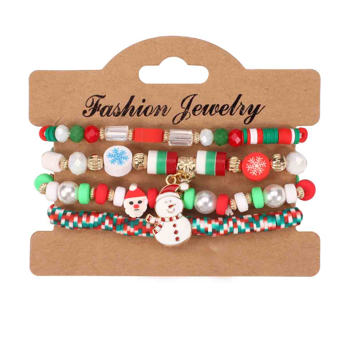 Christmas Snowman Christmas Tree Bracelet