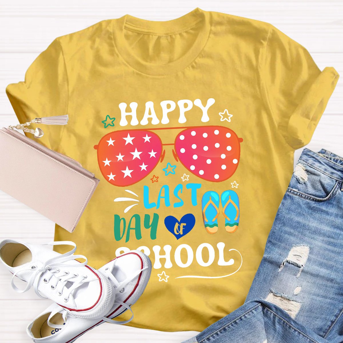 Happy Last Day Of School Funny Teacher Shirt