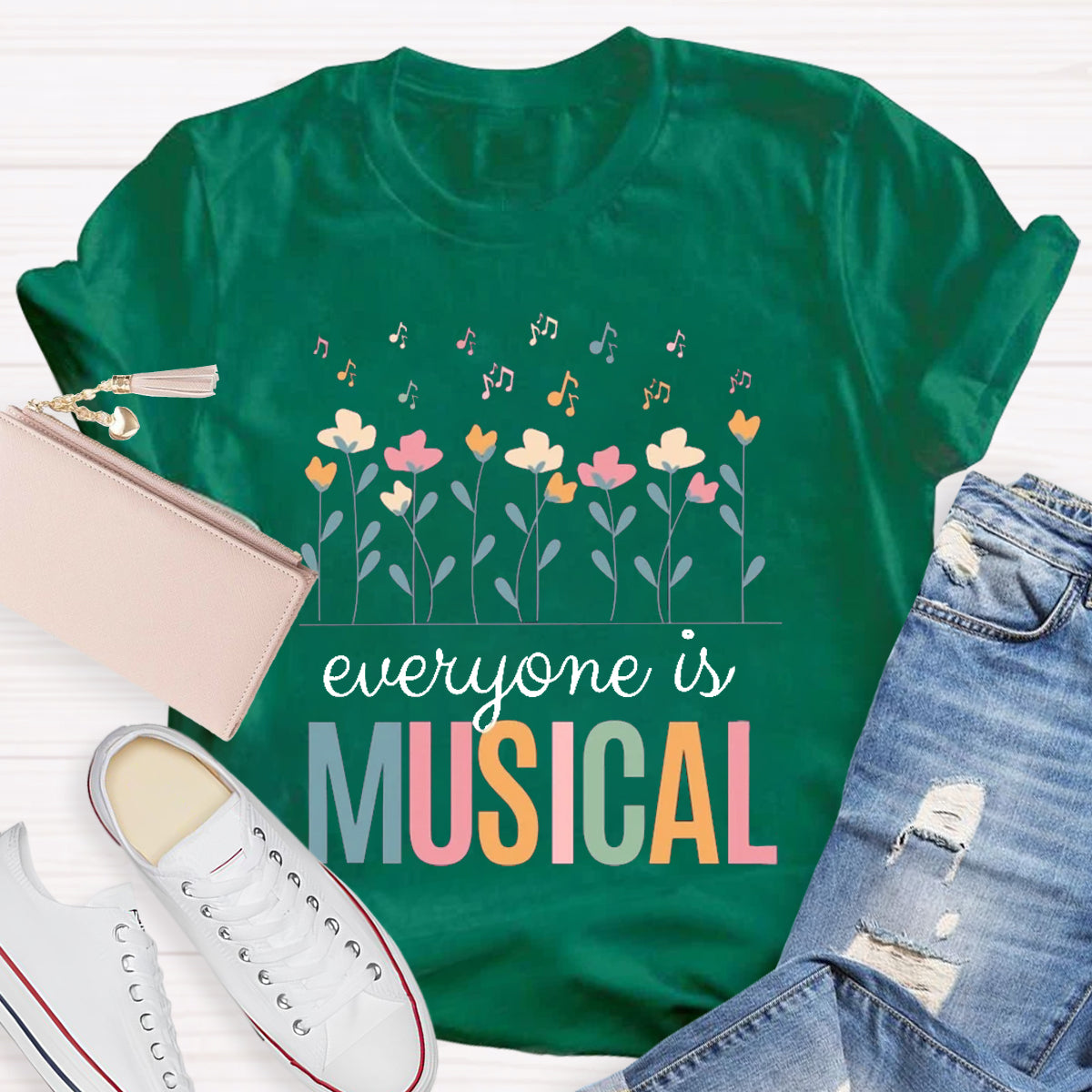 Everyone Is Musical Teacher T-Shirt