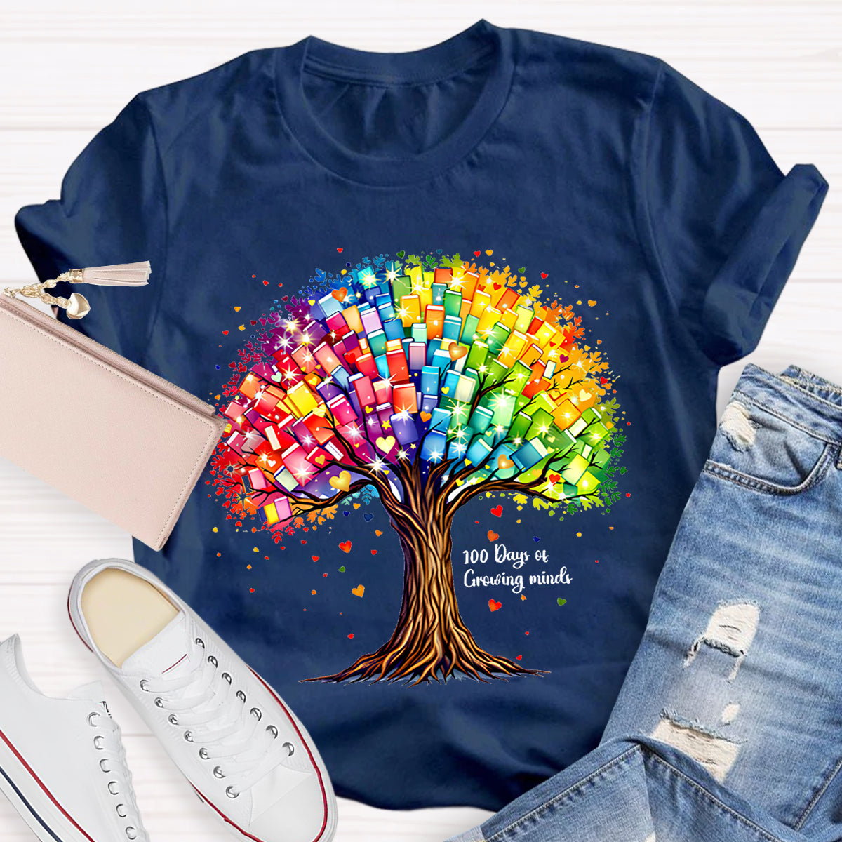 100 Days Of Growing Minds T-Shirt