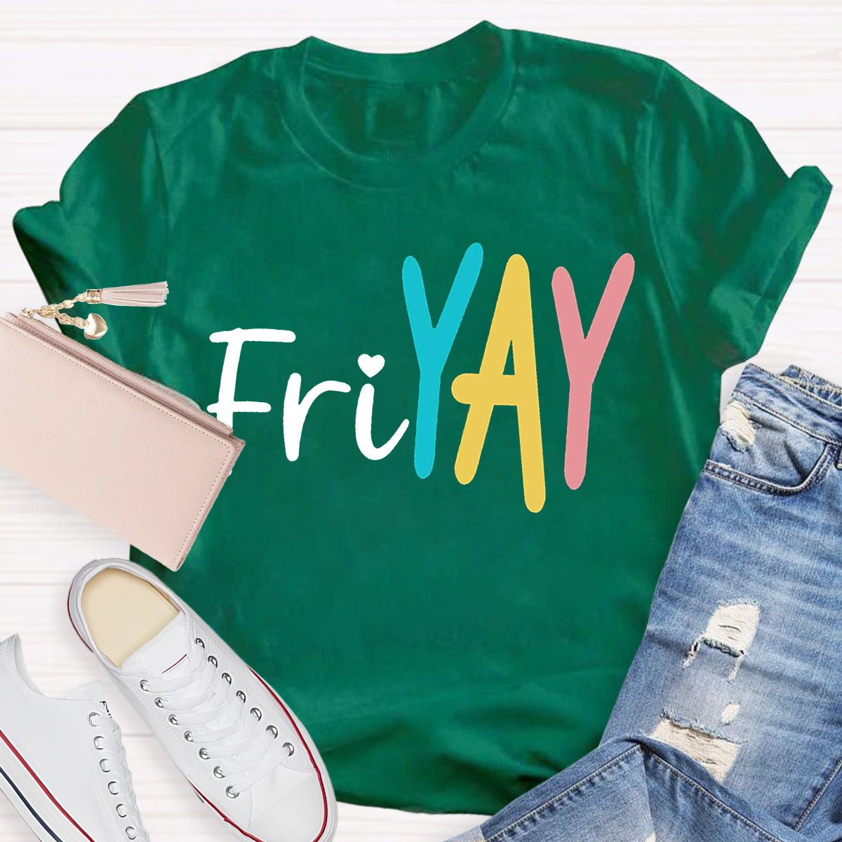 Yay Friyay Teacher T-Shirt