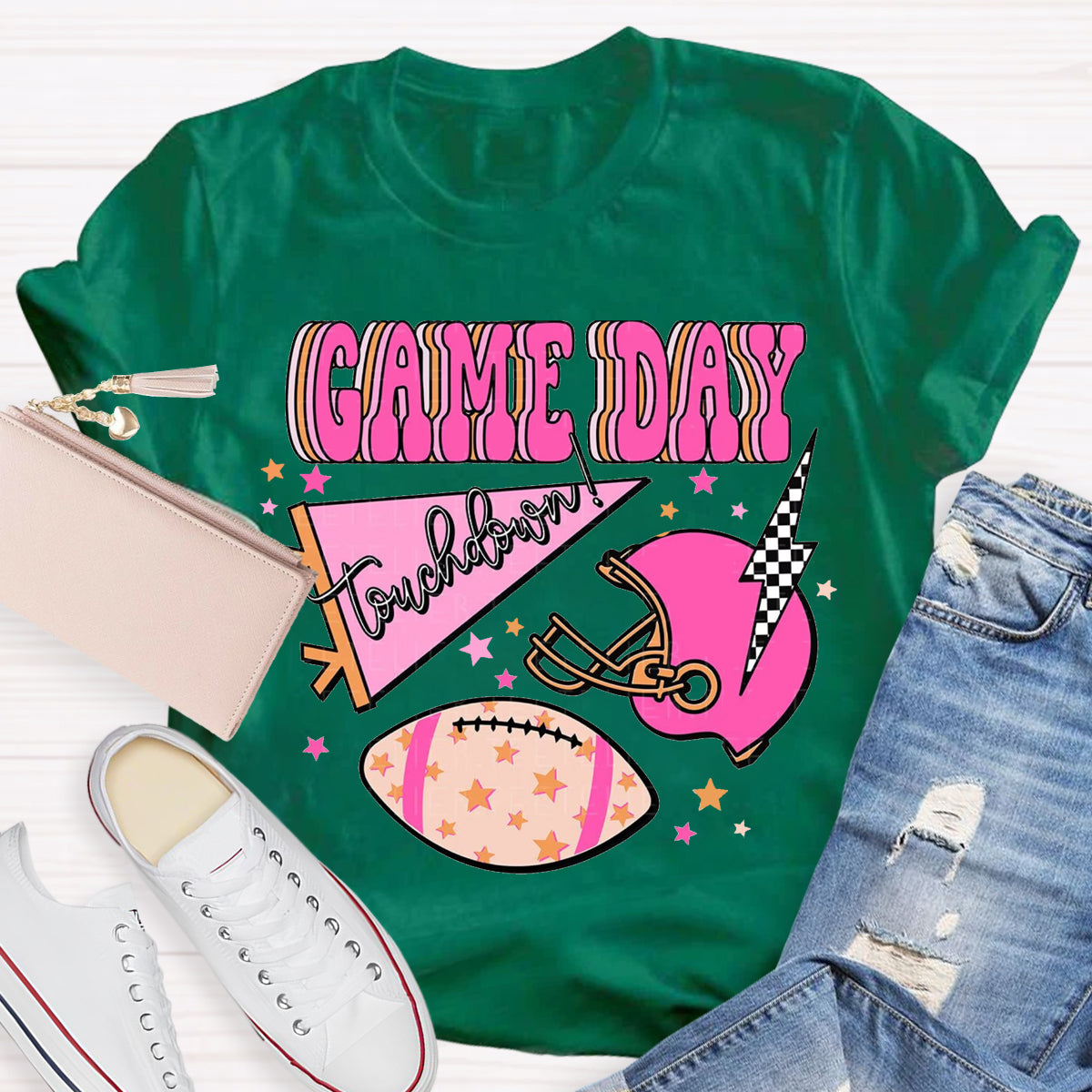 Game Day Football Touchdown Season T-Shirt