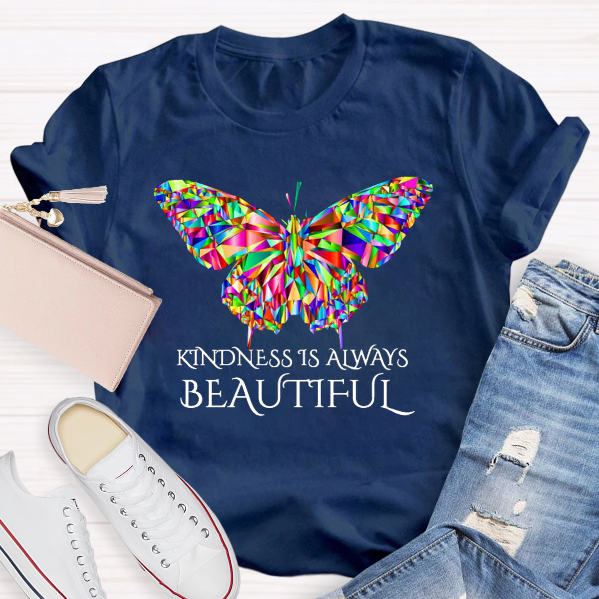 Kindness Is Always Beautiful Butterfly T-Shirt