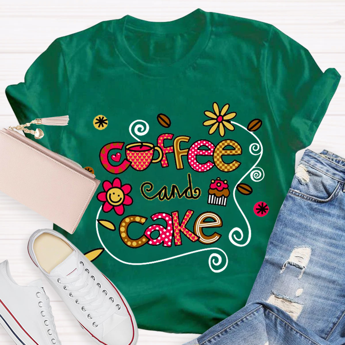 Coffee And Cake Happy Holiday T-Shirt