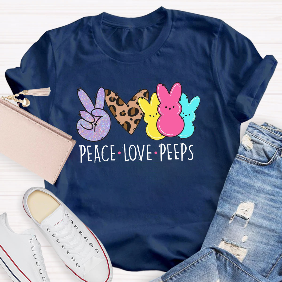 Peace Love Peeps T-Shirt