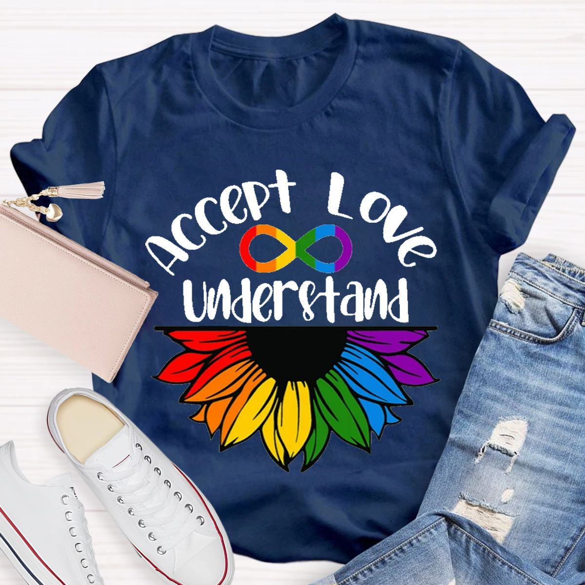 Accept Love Understand Sunflower T-Shirt