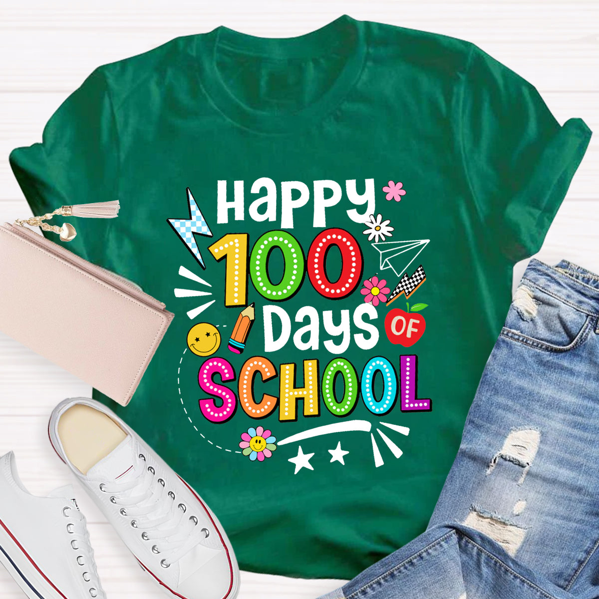 Happy 100 Days Of School T-Shirt