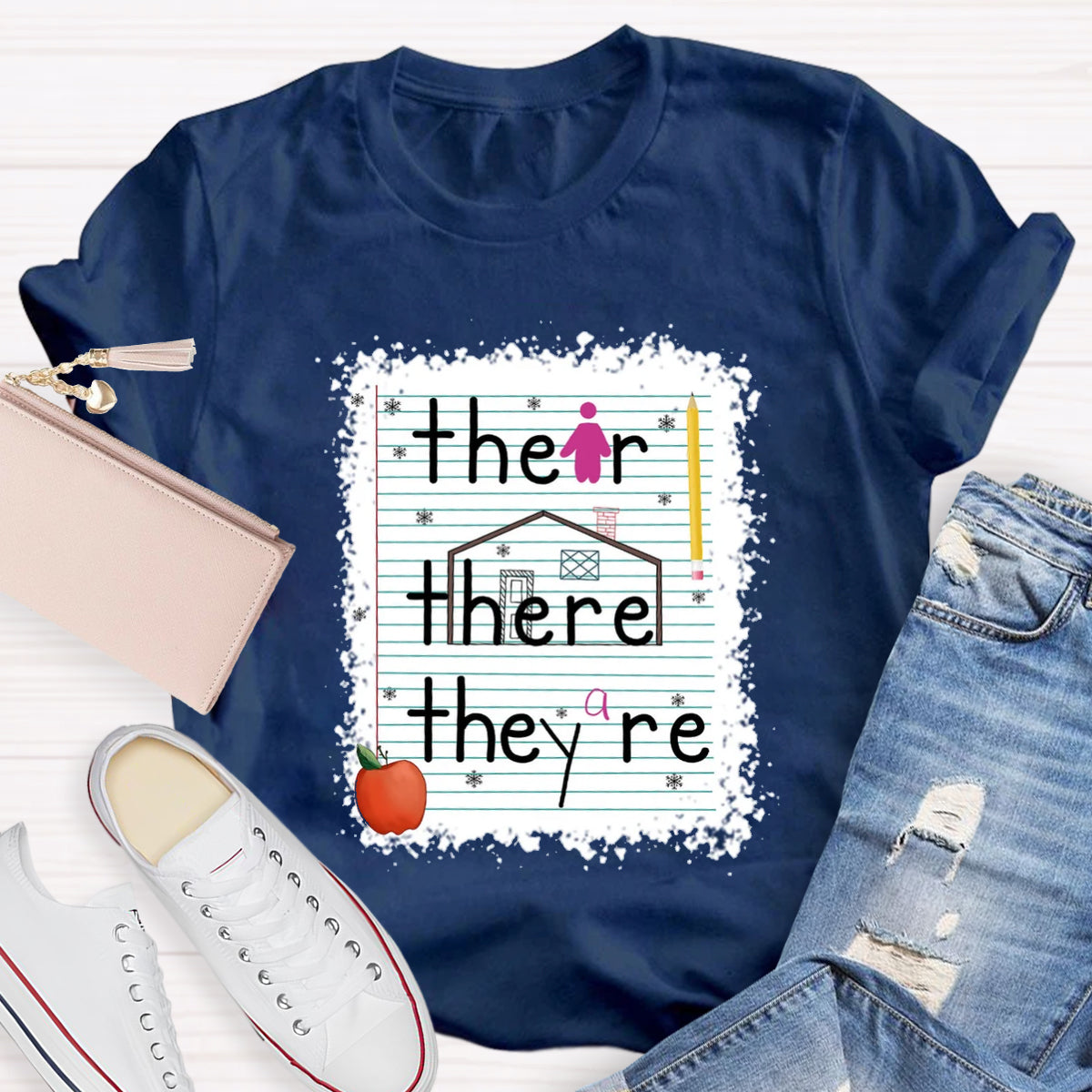 Their There They Are Teacher T-Shirt