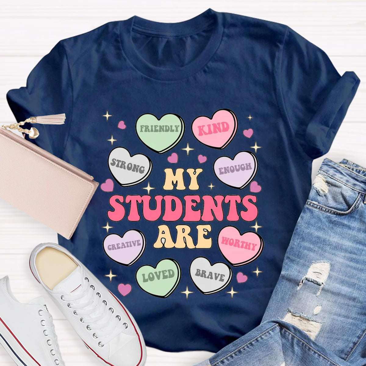 My Students Are Brave Loved Teacher T-Shirt