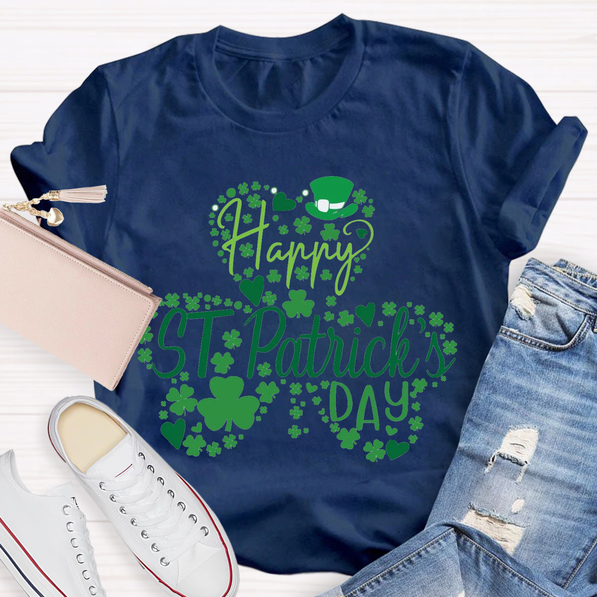 Happy St Patrick's' Day Teacher T-Shirt