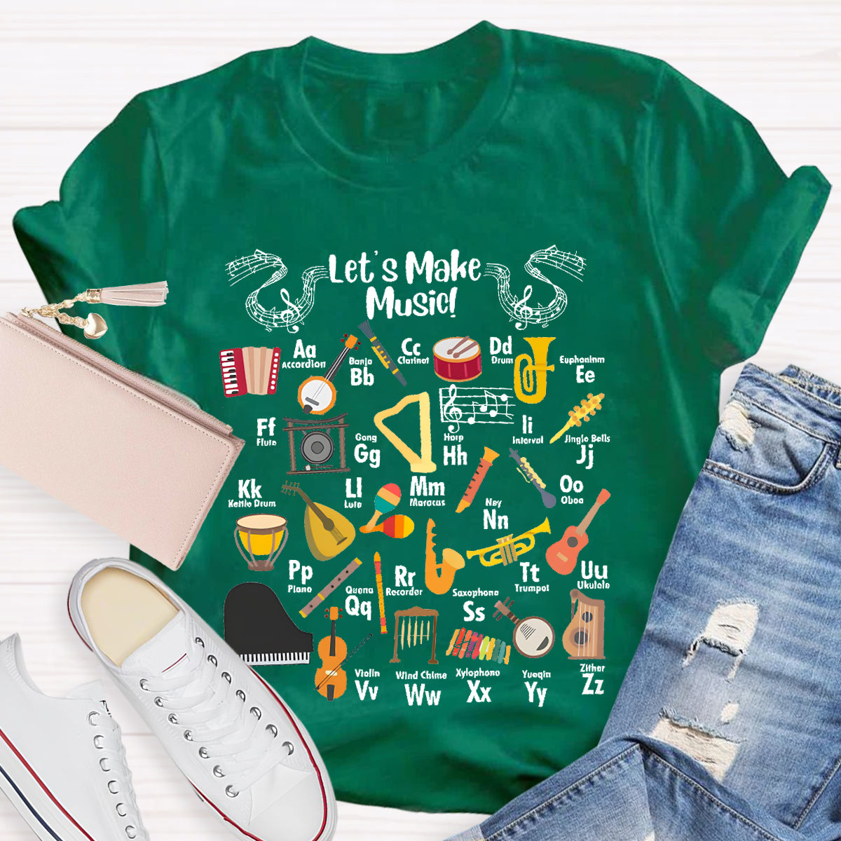 Let's Make Music Teacher T-Shirt