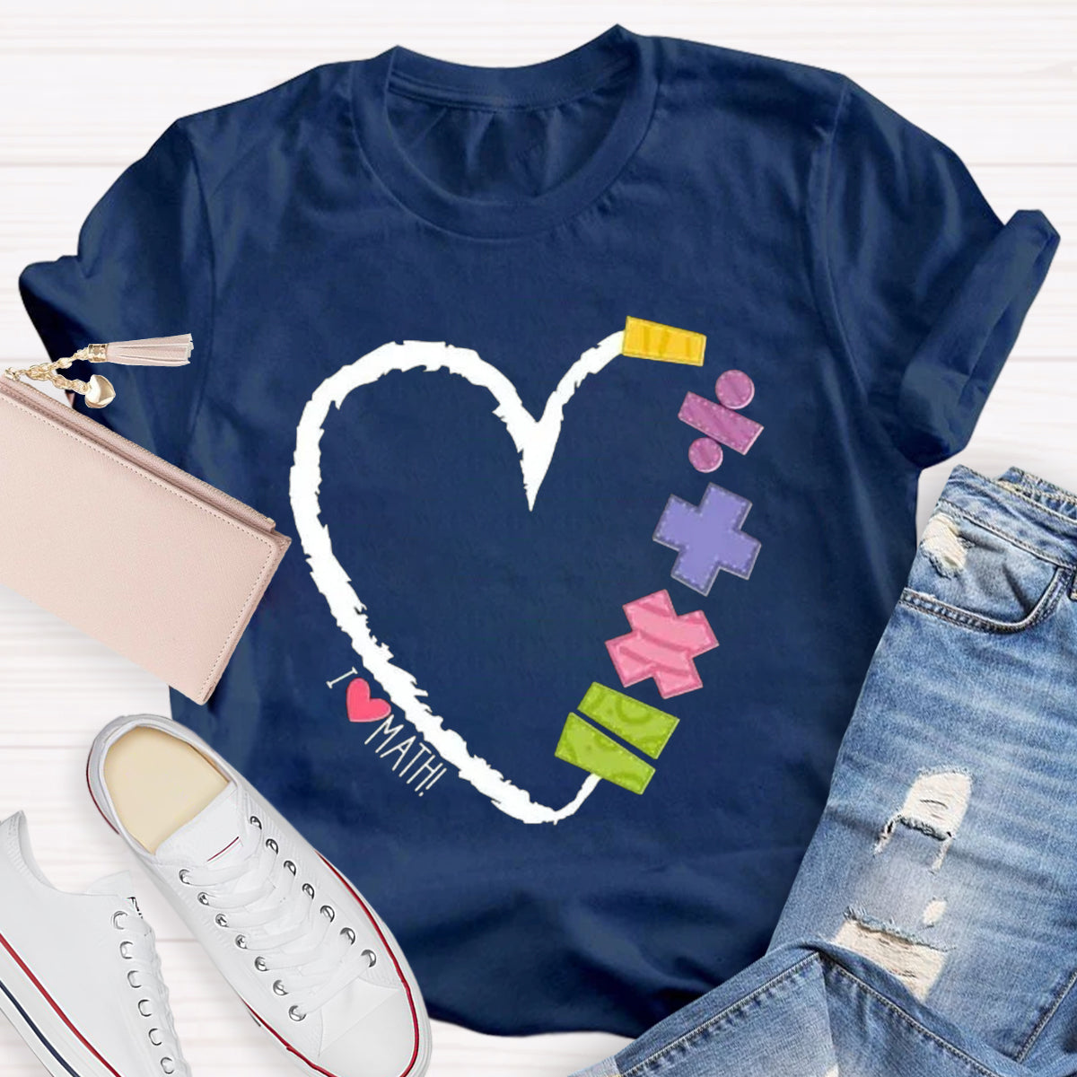 I Love Math Math Teacher T-Shirt