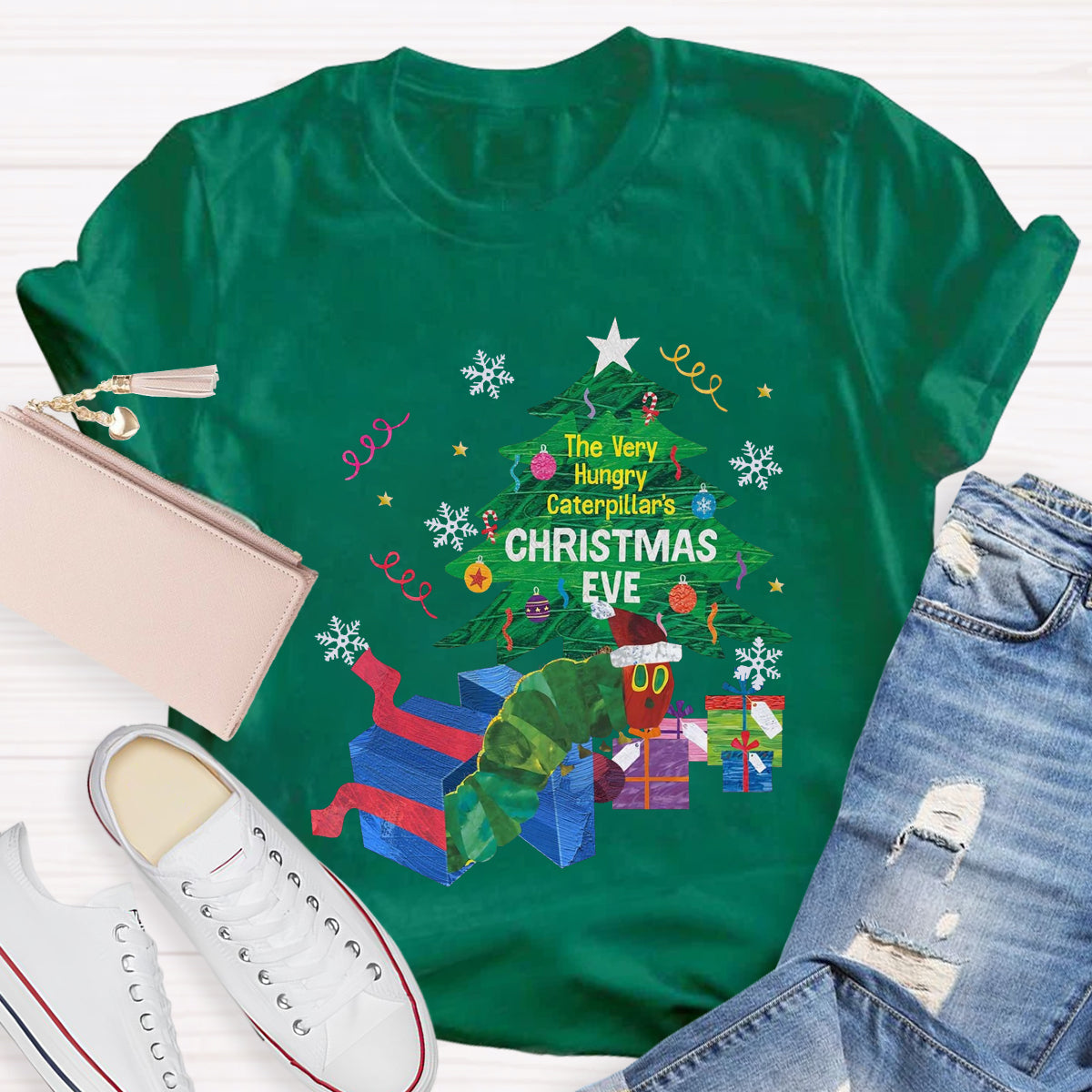 The Very Hungry Caterpillar's Christmas Eve T-Shirt