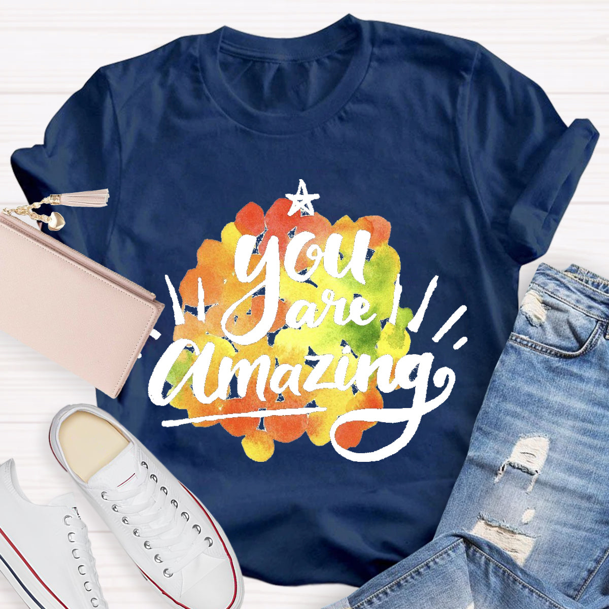 You Are Amazing Teacher Positive Quotes T-Shirt