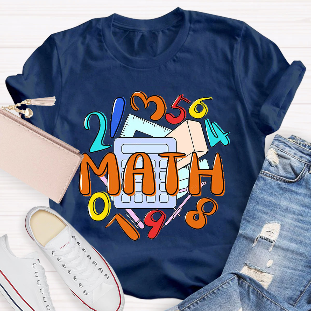 Math Number Teacher T-Shirt