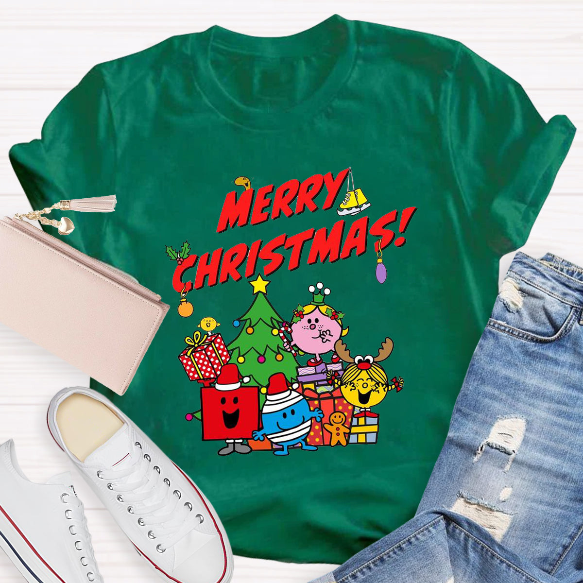 Merry Merry Little Miss Teacher T-Shirt