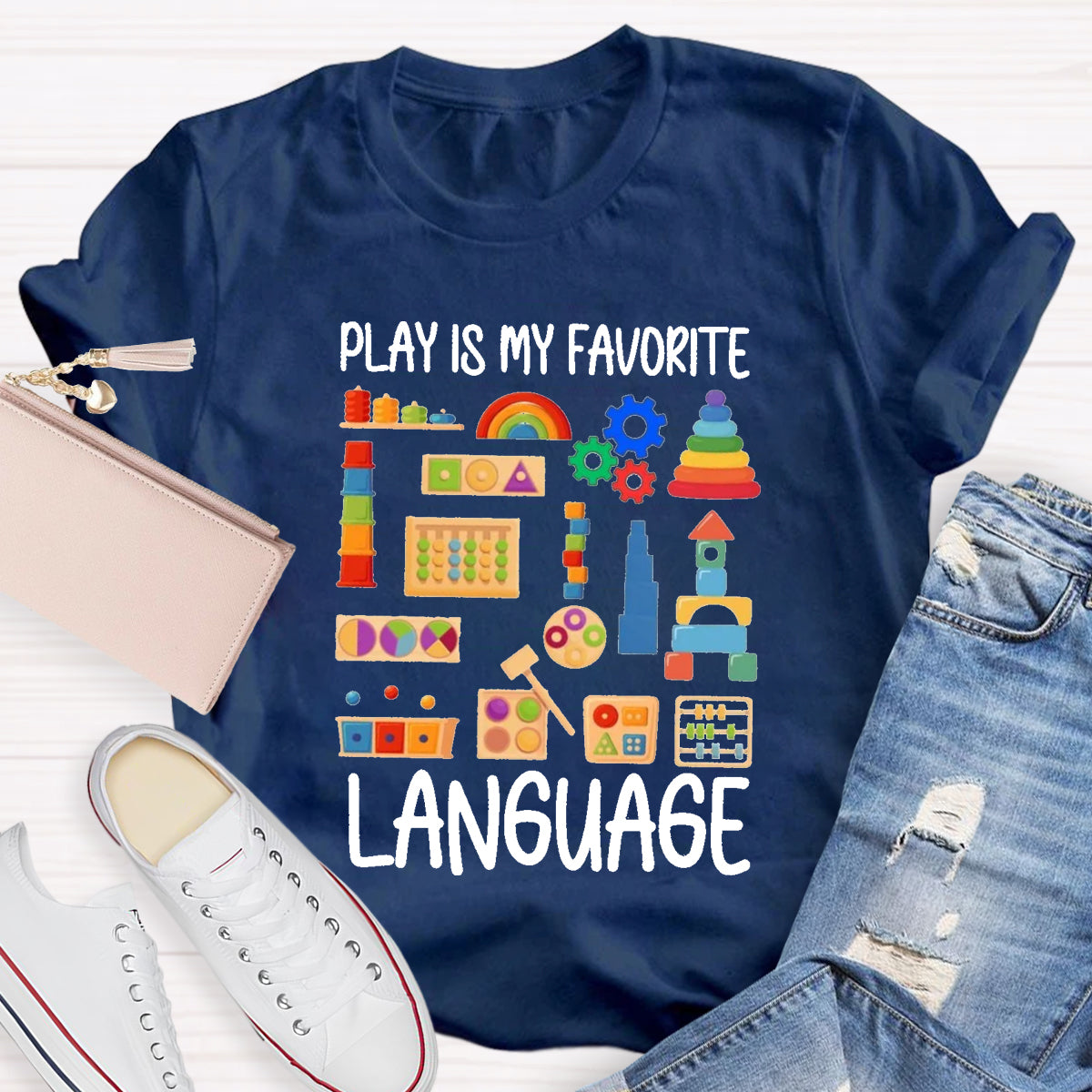 Play Is My Favorite Way to Learn Teacher T-Shirt