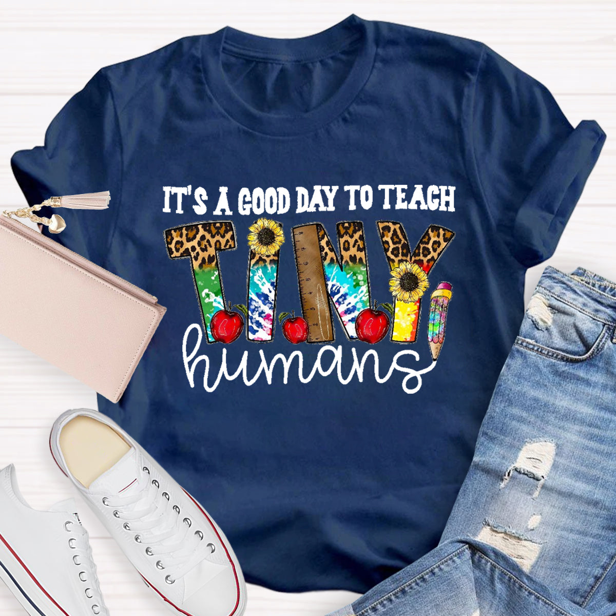 It's A Good Day To Teach Tiny Humans Leopard T-Shirt